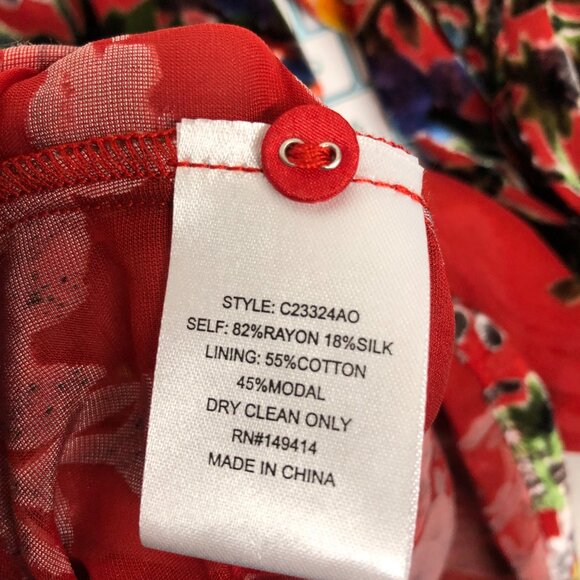 Johnny Was Bobcat Forest Print Shirt Ladies Size XS  NWT - Picture 9 of 10